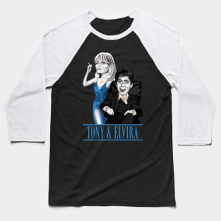 Tony and Elvira Baseball T-Shirt